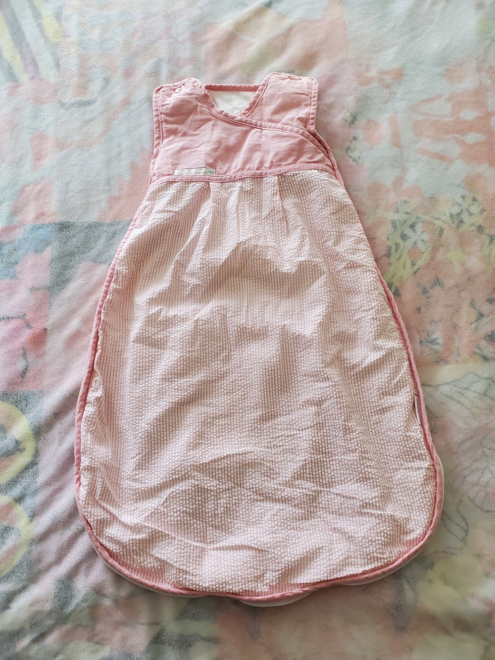Pink Infant Sleep Sack Sleeveless Baby Sleeping Pod
